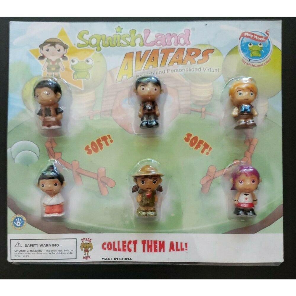 Vintage Squishland Avitars Gumball Vending Machine Header Display Card #369